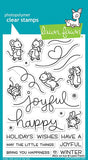 LAWN FAWN: Mice on Ice | Stamp, Coloring Stencil & Die Bundle