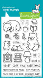 LAWN FAWN:  Den Sweet Den | Stamp, Coloring Stencil & Die Bundle [PRE-ORDER]