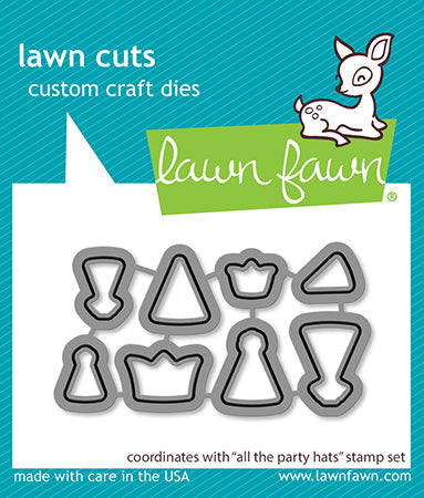 LAWN FAWN: All The Party Hats | Lawn Cuts Die