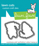 LAWN FAWN: Wolf Before 'n Afters | Lawn Cuts Die