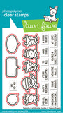 LAWN FAWN: Simple Celebrate Santa | Stamp, Coloring Stencil & Die Bundle