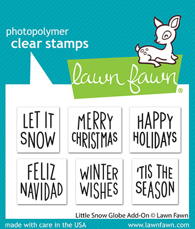 LAWN FAWN: Little Snow Globe Add-on | Stamp