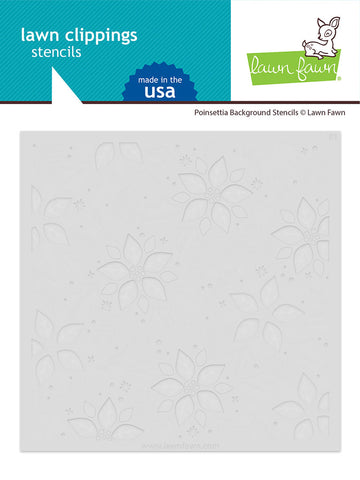 LAWN FAWN: Poinsettia  Background | Stencils
