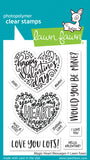 LAWN FAWN: Magic Heart Messages | Stamp