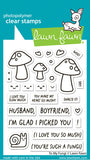 LAWN FAWN:  To My Fungi | Stamp, Coloring Stencil & Die Bundle