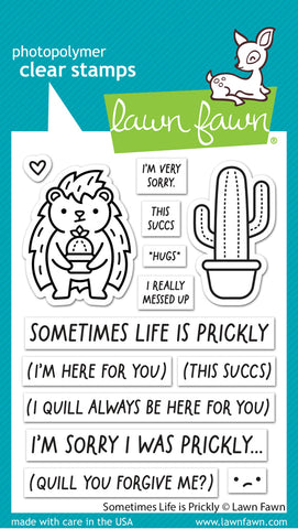 LAWN FAWN: Sometimes Life Is Prickly | Stamp