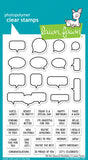 LAWN FAWN: All The Speech Bubbles | Stamp