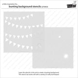 LAWN FAWN: Bunting | Layering Stencils