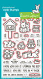 LAWN FAWN: Little Woodland Library | Stamp, Coloring Stencil & Die Bundle