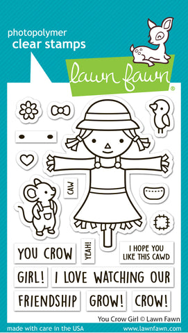 LAWN FAWN: You Crow Girl | Stamp