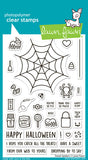 LAWN FAWN: Sweet Spiders | Stamp, Coloring Stencil, & Die Bundle