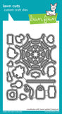 LAWN FAWN: Sweet Spiders | Stamp, Coloring Stencil, & Die Bundle