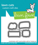 LAWN FAWN: Sweet Spiders Add-On | Stamp, Coloring Stencils & Die Bundle