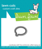 LAWN FAWN: Tiny Sentiments Add-On | Coffee | Lawn Cuts Die