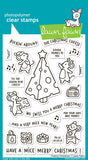 LAWN FAWN: Cheesy Christmas | Stamp, Coloring Stencil & Die Bundle