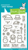 LAWN FAWN: Frosty Family Add-On | Stamp, Color Stencil, & Die Bundle