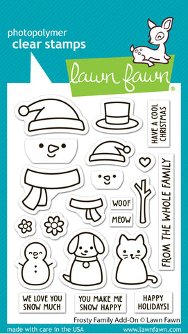 LAWN FAWN: Frosty Family Add-On | Stamp