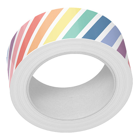 LAWN FAWN: Washi Tape | Rainbow Diagonal Stripes