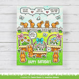 LAWN FAWN: Spring Basket Add-on | Birthday | Stamp