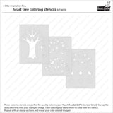 LAWN FAWN: Heart Tree | Coloring Stencil