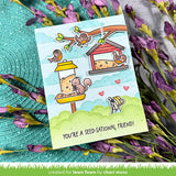 LAWN FAWN: Backyard Bird Feeder | Stamp