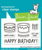 LAWN FAWN: Cake It Easy Add-On | Stamp