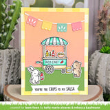 LAWN FAWN: Treat Cart Sentiment Add-On| Tacos | Stamp