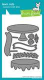 LAWN FAWN: Build-a-Cake Add-On | Lawn Cuts Die