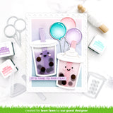 LAWN FAWN: Build-a-Drink | Bubble Tea Add-On | Lawn Cuts Die