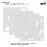 LAWN FAWN: Balloon Background | Layering Stencils