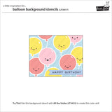 LAWN FAWN: Balloon Background | Layering Stencils