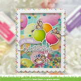 LAWN FAWN: Balloon Background | Layering Stencils