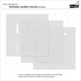 LAWN FAWN: Birthday Candles | Layering Stencils