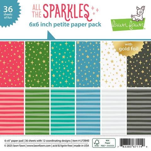 LAWN FAWN: All The Sparkles | 6" x 6" Paper