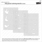 LAWN FAWN: Silly Goose! | Coloring Stencil