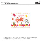 LAWN FAWN: Fall Leaves Border  | Lawn Cuts Die