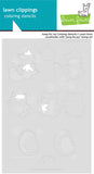 LAWN FAWN: Jump For Joy | Coloring Stencil