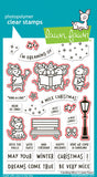 LAWN FAWN: Caroling Mice | Stamp, Die & Stencil Bundle