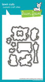 LAWN FAWN: Caroling Mice | Stamp, Die & Stencil Bundle