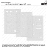 LAWN FAWN: Caroling Mice | Stamp, Die & Stencil Bundle