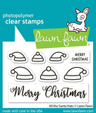 LAWN FAWN: All The Santa Hats | Stamp, Dies & Stencils Bundle