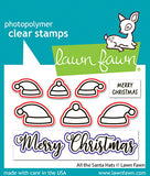 LAWN FAWN: All The Santa Hats | Stamp, Dies & Stencils Bundle