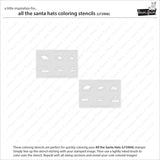 LAWN FAWN: All The Santa Hats | Stamp, Dies & Stencils Bundle