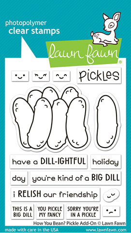 LAWN FAWN: How You Bean? | Pickle Add-on | Stamp