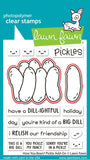 LAWN FAWN: How You Bean? | Pickle Add-on | Stamp, Die & Stencil Bundle