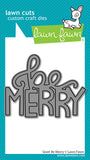 LAWN FAWN: Giant Be Merry | Lawn Cuts Die