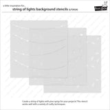 LAWN FAWN: String of Lights | Layering Stencils