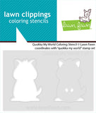 LAWN FAWN: Coloring Stencils | Quokka My World