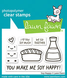 LAWN FAWN: Soy Happy | Stamp, Die and Stencils Bundle