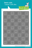 LAWN FAWN: Checkerd Hearts Backdrop | Portrait | Lawn Cuts Die